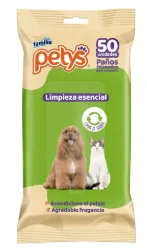 Pañitos Petys Limpieza Escencial 50 Und
