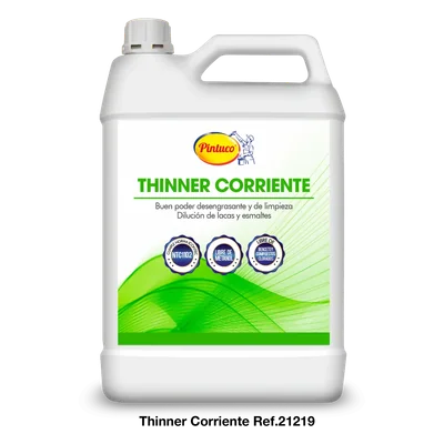 Thinner corriente botella