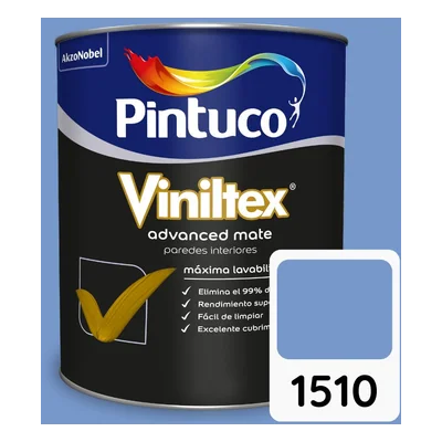 Pintura Viniltex Advanced Azul milano 1510