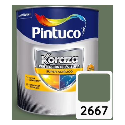 Pintura Koraza Amazonas 2667 Súper acrílica Galón 3.79 L