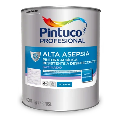 Pintura acrílica Alta asepsia blanco 27580