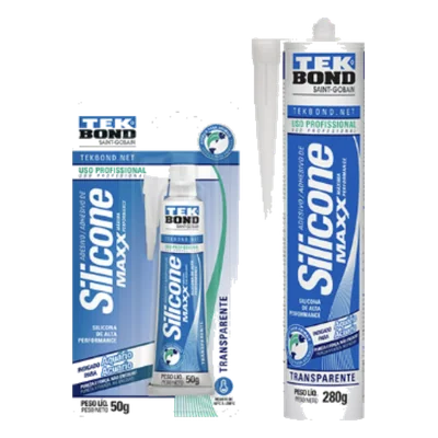 Silicona acética uso general transparente 50 g Tekbond
