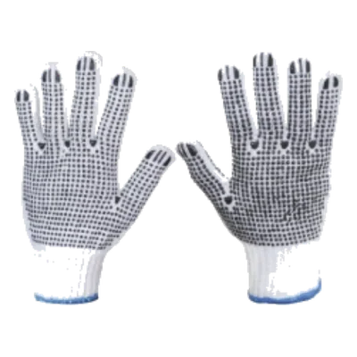 Guantes poliéster dos caras con puntos en PVC Goya