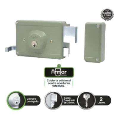 Cerradura de sobreponer acorazada 106 60 Yale