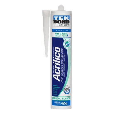 Silicona Sellador adhesivo acrílico Blanco 425 g Tekbond