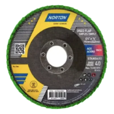Disco Flap fibra R244 Standard d 180 x 22 Norton
