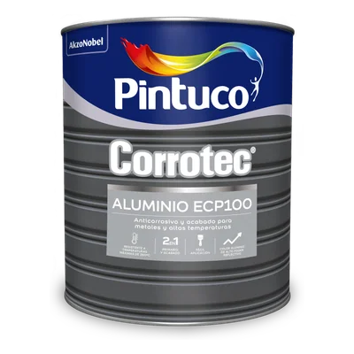 Corrotec Aluminio Brillante ECP100 Galón 3.79 L