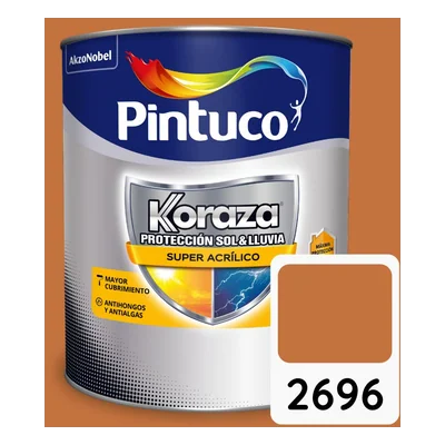 Pintura Koraza Tierradentro 2696 Súper acrílica Galón 3.79 L