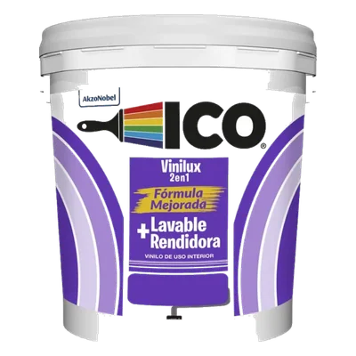 Pintura Ico Vinilux 2 en 1 Blanco