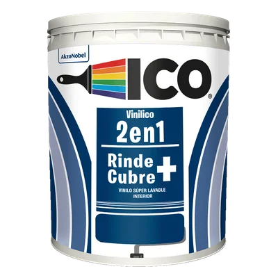 Pintura Ico Vinilico 2 en 1 Azul mediterráneo Galón 3.79 L