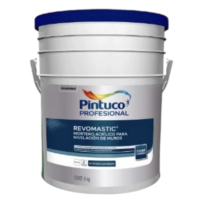 Revoque plástico profesional Interior/Exterior Blanco Caneca 5 Gal. 17091