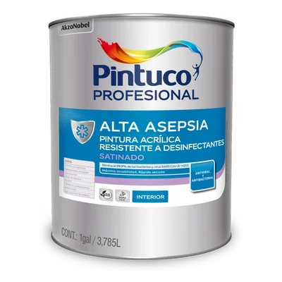 Pintura acrílica Alta asepsia blanco 27580