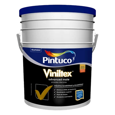 Pintura Viniltex Advanced Blanco PRECIO ESPECIAL Cuñete 5 galones