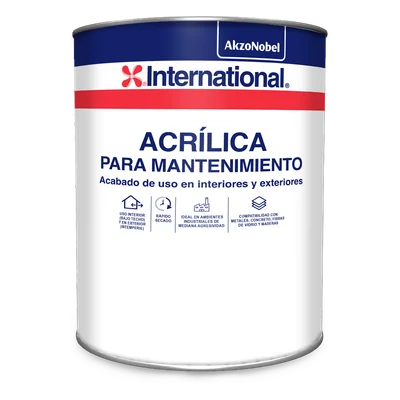 Acrílica de Mantenimiento Base Solvente Colores RAL Brillante