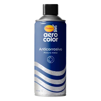 Aerocolor Anticorrosi Mate Negro 0.3L