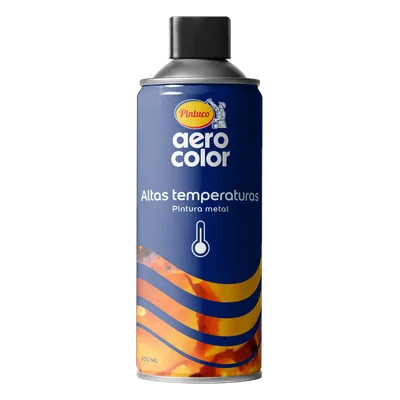 Aerocolor Altas Temp Brillante Aluminio 0.3L