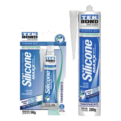 Silicona acética uso general transparente 50 g Tekbond