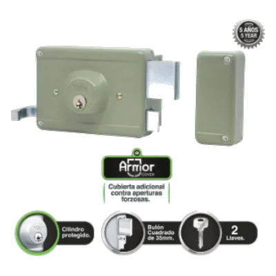 Cerradura de sobreponer acorazada 106 60 Yale