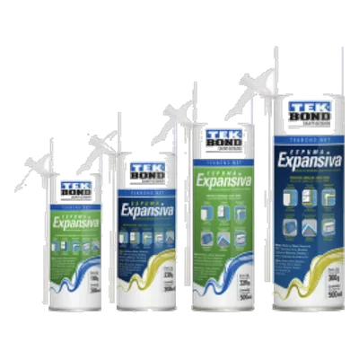 Espuma PU Expansiva Beige 500ml/320 g Tekbond