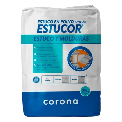 Estucor Bulto *25 KLS Moldura