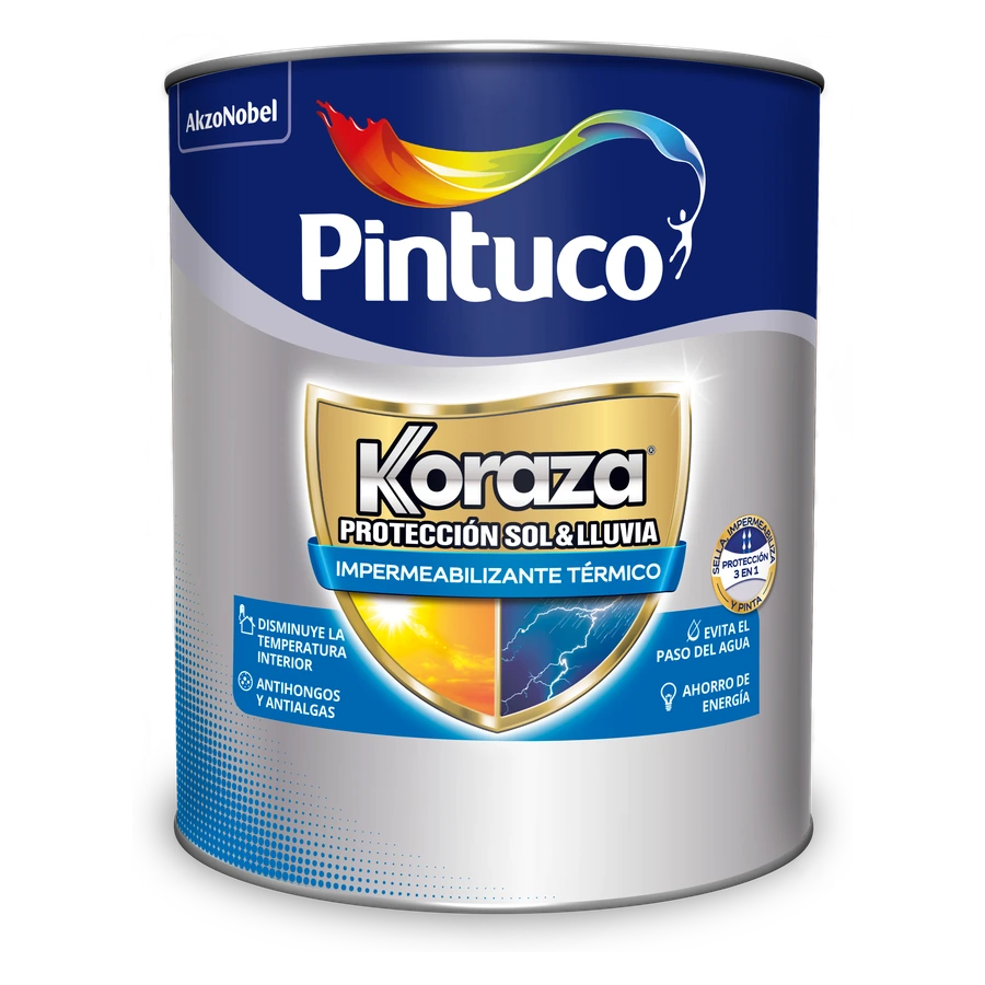 PQ KORAZA PROTECCION 3EN1 MAT BLAN 3.79L